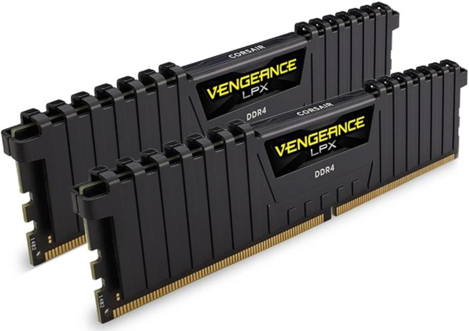 Corsair CMK16GX4M2A2666C16 Vengeance LPX 16 GB (2 x 8 GB) DDR4 2666 MHz C16 XMP 2.0 High Performance Desktop Memory Kit, Black
