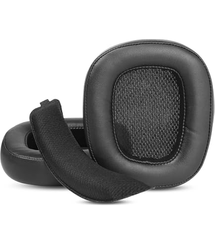 Cuscinetti auricolari di ricambio di raffreddamento compatibili con cuffie da gioco Logech G930 G933 G935 G633 G635 G533 G430 G433 G435  44