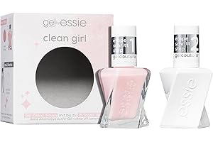 ‎ESSIE Essie Gel Couture Set Clean Girl (Nr. 00 Top Coat, Nr. 10 Sheer Fantasy)
