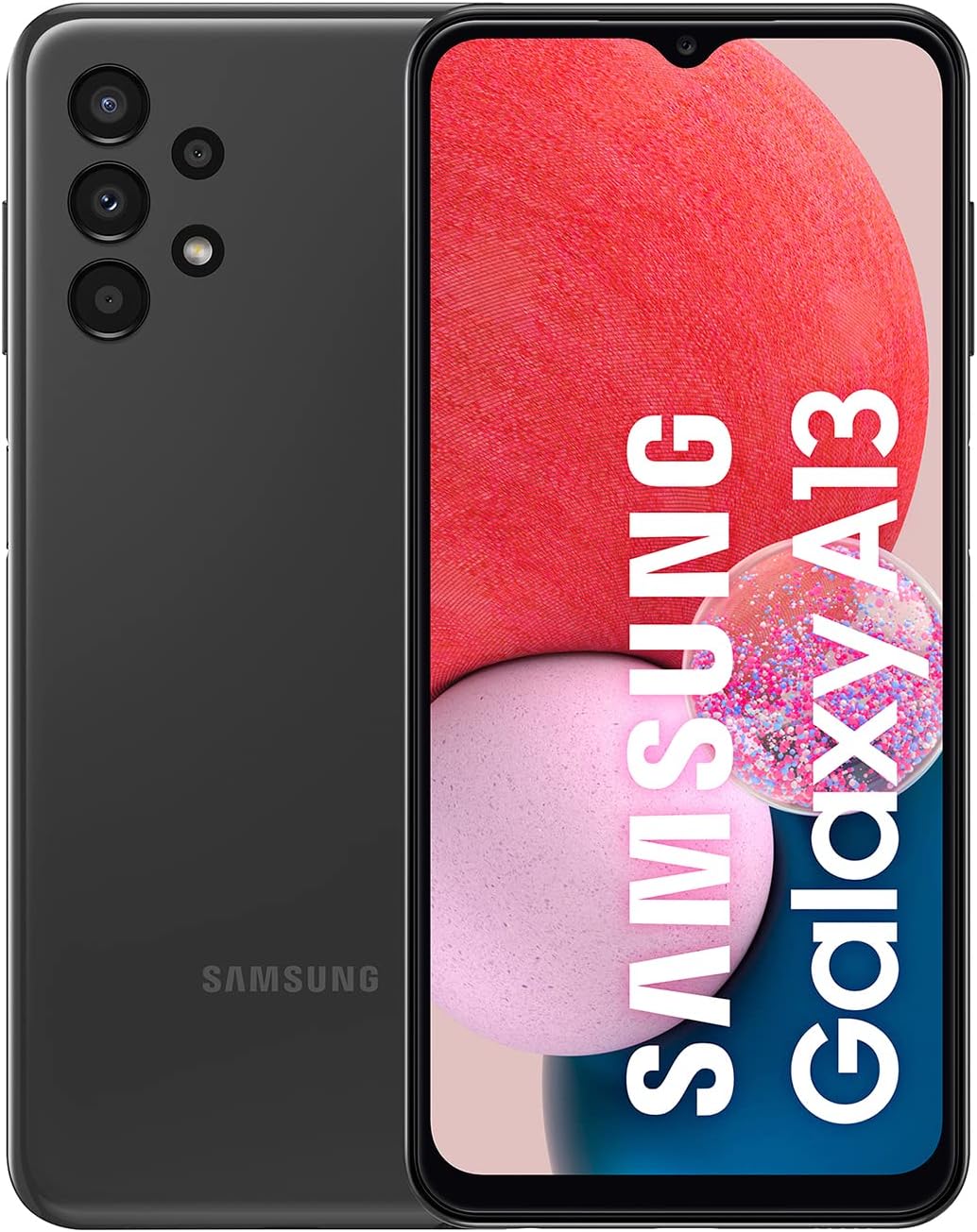 Samsung Galaxy A13 (128 GB) Negro – Teléfono móvil libre, Smartphone Android de 4 GB RAM, con pantalla de 6,6'' y batería de 5000 mAh - Chipset 2021 (Versión ES)