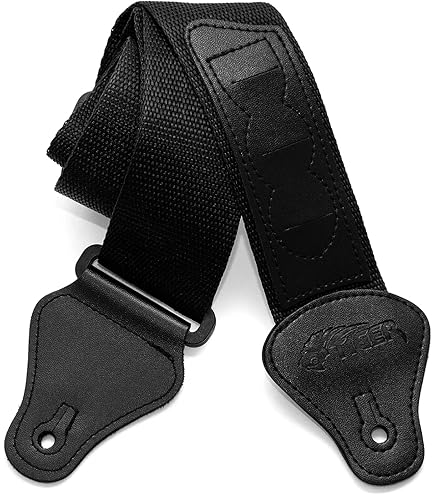Nefelibata Gitaarband met plectrumzak, 5,8 cm Porter Style Vegan lederen gitaarriemen, 60s Western Vintage, inclusief gitaarplectrums, riemknop en riemsloten Nefelibata Gitaarband met plectrumzak, 5,8 cm Porter Style Vegan lederen gitaarriemen, 60s Western Vintage, inclusief gitaarplectrums, riemknop en riemsloten