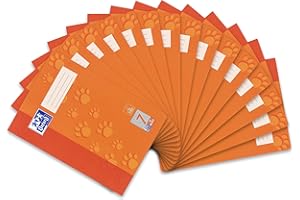 Oxford Zeszyt szkolny A4, 16 arkuszy, liniatura 7, w kratkę, 15 sztuk