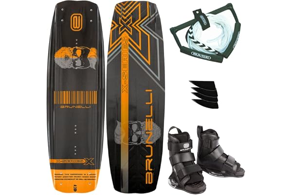 Brunelli Carbon Wakeboard paket 138 cm wake bindning wakeboardbindning