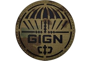 APBVIHL Patch infrarouge réfléchissant infrarouge avec inscription « GENARMERIE Nationale France GIGN »