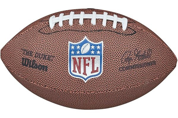 Wilson Ballon de Football Américain NFL MINI, Cuir Mélangé, Petite Taille, Marron