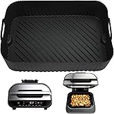 YQL Large Silicone Air Fryer Liner for Ninja Foodi Max Health Grill & Air Fryer 5.7L AG551UK/AG551UKCP, Reusable Air Fryer Ac