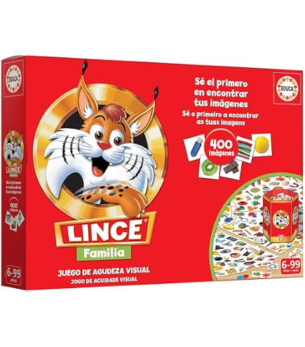 Educa LINCE GO Gioco Da Tavolo Per Bambini 2-8 Anni - Gioco Educativo Di Osservazione E Velocità, Per Famiglie E Gruppi (18922) - 3