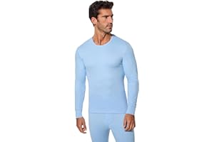 Abanderado Termal Fibra de Invierno Capa de Base Superior para Hombre