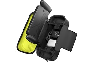 ProCase Large Carrying Case for Rog Xbox Ally / Rog Xbox Ally X 2025, Protective Hard EVA Travel Box with Compartment Fits Console, Adapter, Cable and Accessories -Black