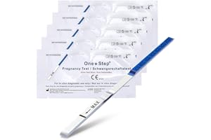 ONE STEP One+Step 10 x Pruebas de embarazo ultrasensible prueba temprana - Pregnancy test - Prueba de embarazo temprana para quienes desean concebir I Ultrasensible 10 mIU/mL