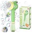 Dinosaur Bubble Wand for Kids Toddlers - Bubble Machine Gun Blower Maker with Light and Music - Outdoor Bubbles Toys for Kids Ages 4-8 - Party Birthday Gifts for 3 4 5 6 7 8+ Years Old Kid