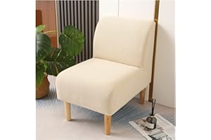 AQIGR Elástica Funda para Sillón sin Brazos Cubre Sofá de 1 Plaza Funda para Silla de Club Funda Reclinable Funda de Sofá Individual Modernas Fundas Protectoras Lavable (Color : #5, Size : 1 Pieza)