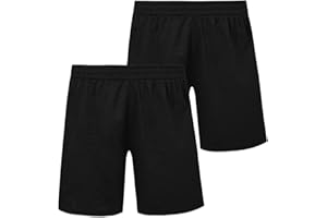 Integriti Schoolwear (Pack of 2) Boys School Football Shorts PE Running Gym Sports 3-16 Years