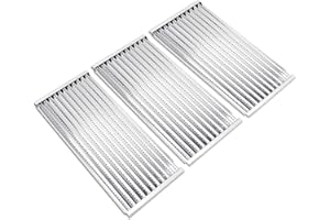 Criditpid Grill Emitter Plates for Charbroil Commercial Tru-Infrared 463241314 463268008 463241313 463241013 463243812 463257010, 3-Pack Stainless Steel Cooking Grates.