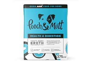Pooch & Mutt - Health & Digestion Beef Bone Broth for Dogs, 375ml