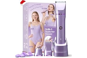 RAXMETRY Bikini Trimmer Women Lady Shavers for Women Body Hair Trimmer for Bikinis Legs Pubic Hair Bikinis Trimmer for Womens,Electric Shaver for Womens,Ceramic Blades IPX7 Washable Head,Wet and Dry Use Purple