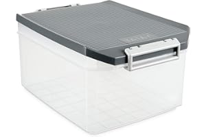 Tatay 1150122 Caja Multiusos, 14 l, Gris, 27.00x39.00x19.00 cm