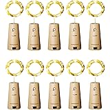 LED bottiglia luci con sughero 2M con 20 LED filo di rame luci stringa per bottiglia di arredamento fai da te, barbecue all'a