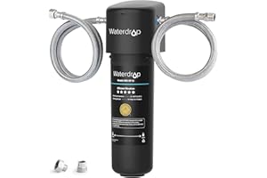 Waterdrop 10UA Système de Filtre à Eau Sous Évier, 30.000 Litres Système de Filtration d'Eau de Grande Capacité, Certifié NSF/ANSI 42, Réduit 99,99% le Plomb, le Chlore, le Mauvais Goût