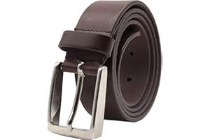PELLE TORO Adventurer Leather Belt for Men, Handmade Men's Belt for Formal Work or Casual Jeans and Cowboy Styles