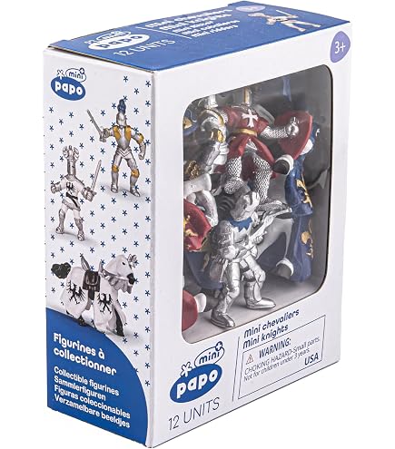 Figurine PAPO Cheval du Chevalier Licorne à la lance - La Grande Récré
