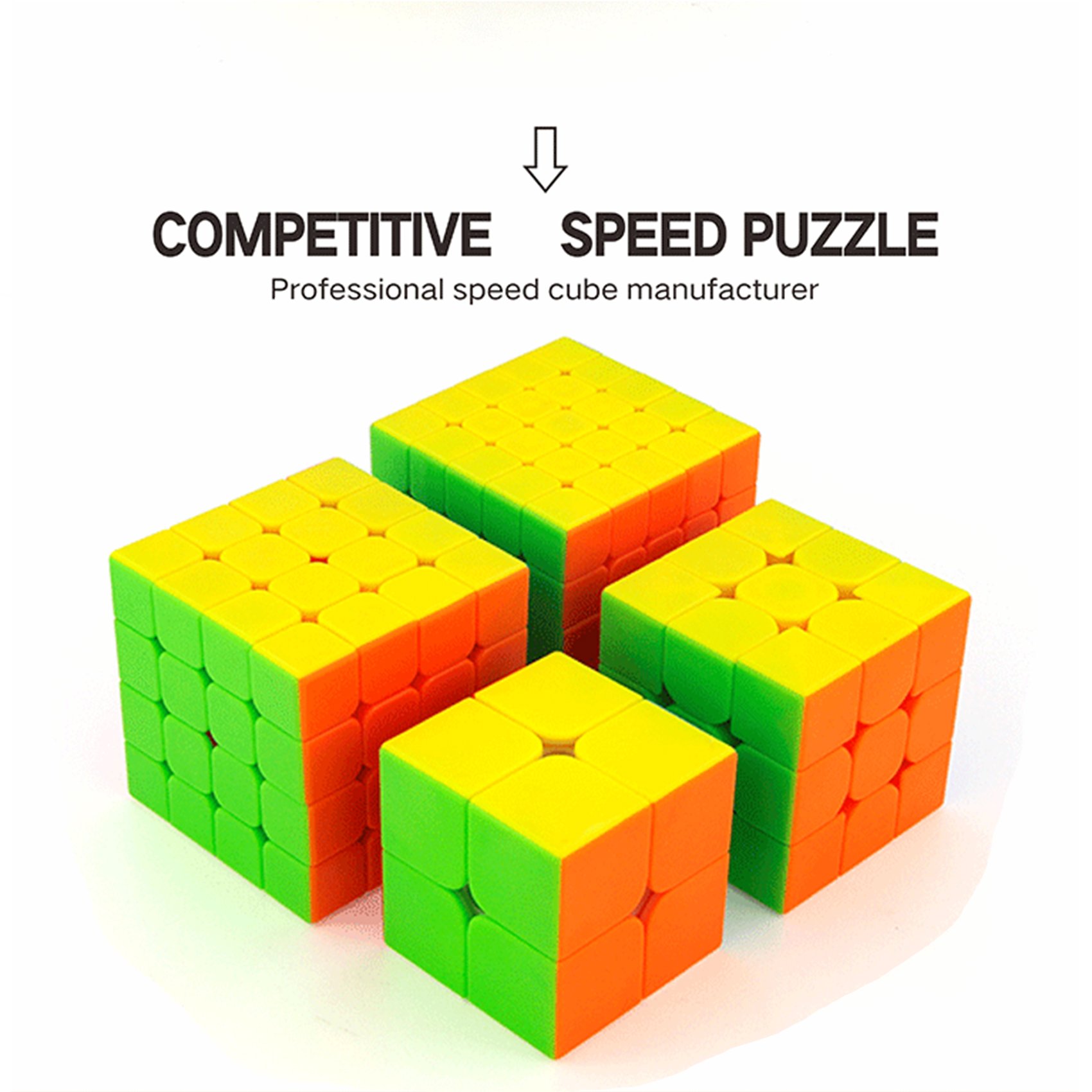 ROXENDA Cubos de Velocidad, Speed Cube Set de 2x2 3x3 4x4 5x5 Stickerless Cube, con Caja de Regalo y Tutorial Secreto para Cubo Mágico - Imagen 10