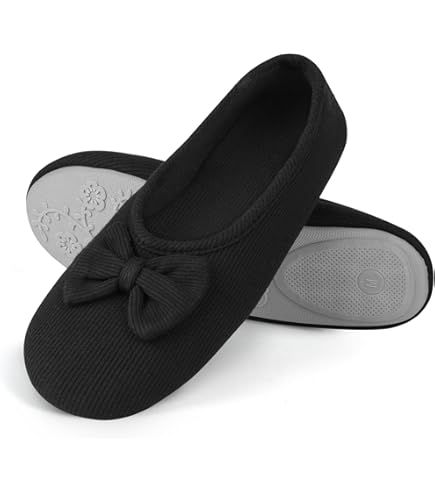 Strickhausschuhe Damen - Kuschelige Plüsch Slipper Mit Rutschstopp Für Kalte Wintertage