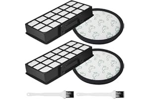 BUCOMTU 2 Kit de Filtro para Rowenta Silence Force Cyclonic 4AAAA Aspiradora RO76xx,Filtro para RowentaRO7611 RO7612 RO7643 RO7647 RO7649 RO7663 RO7676 RO7681 RO7689 RO7691,Accesorio de filtro ZR903701