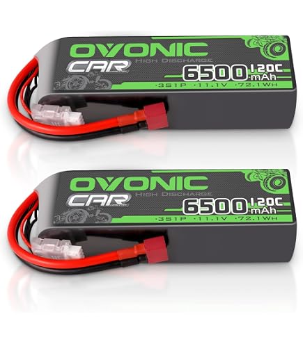 Batteries Lipo Zeee 3S 7200mAh 11.1V 120C Avec XT90 - 2 Pièces, Pour Voitures RC 1/8, 1/10, Buggy, Truggy