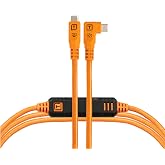 TetherPro Optima 10Gbps Gen 2 USB-C, 15' (4.6m), D&uuml;zden Sağa, Y&uuml;ksek G&ouml;r&uuml;n&uuml;rl&uuml;kl&uuml; Turuncu