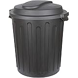 Kerbl 323474 Futtertonne mit Deckel, 60 l