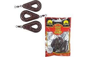 ‎PRO FILSTAR PRO FILSTAR Grundblei Angeln Set 3 x 70g - Gripper Angeln Blei mit Wirbel - Angel Bleie Set - Grundangeln - Birnenblei - Blei Gewicht - Angelblei - Fishing Weights - Bleigewichte – Karpfenblei Kit