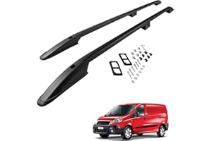 ‎CHROMEMASTER CHROMEMASTER Dachreling Dachträger | Kompatibel mit Fiat Scudo 2007-2016 L1/kurzer Radstand; Zur Befestigung der Dachgepäckträger, Dachboxen oder Dachfahrradträger | Robuste Konstruktion aus Aluminium