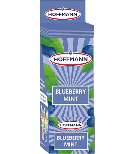 Hoffmann Aromakarten Ice – 25er Set Mit Aufbewahrungsbox, Erfrischender Menthol-Geschmack