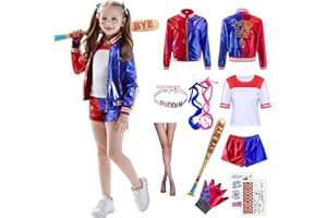 Marypaty Carnevale Costume Bambina Donna, Costume Halloween Bambina, Donna, Costume Carnevale, Cosplay per Halloween, Natale, feste di compleanno.