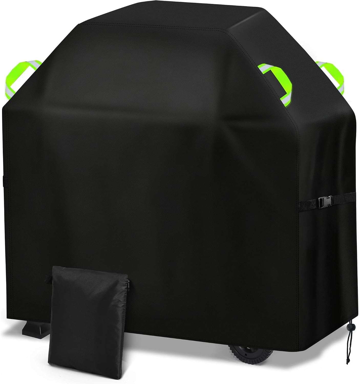 Gucass Funda Barbacoa Exterior Impermeable, 420D Oxford Funda Protectora para BBQ Cover 120x60x120 cm, Resistente Cubierta para Barbacoa de Gas, Anti-Viento/Anti-Polvo/Anti-Humedad/Anti UV