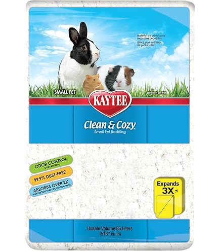 BUCATSTATE Hamsterbeddengoed, 50 liter, 99% stofvrij en geurbestrijdend cavia-beddengoed, natuurlijk papier konijnenbeddengoed voor kooien, rat, Syrische dwerghamster, egel (wit