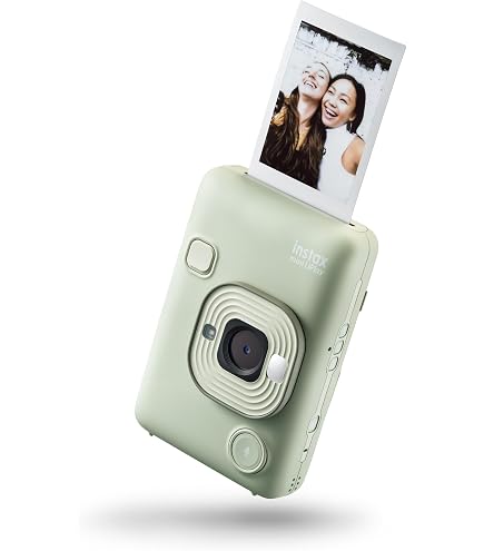 Custodia Rigida FINTIE Per Fujifilm Instax Mini SE – Trasparente Con Tracolla E Tasca Per Foto