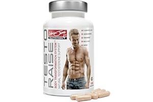 Adrian James Nutrition - Testoraise Testosterone Supplements for Men, Premium Grade Testosterone Booster with Ashwagandha, Maca Root, Fenugreek, Magnesium, Zinc, Boron, Vitamin D3 & E, 180 Capsules