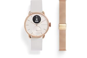 Withings Bundle Scanwatch 2 38mm Rosegold + Milanese Rosegold Mesh Loop Metal Wrist Band