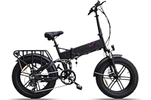 Fafrees Bici Elettrica Pieghevole Uomo Donna, 20 * 4.0 Bicicletta Elettrica 250W, 48V 13Ah/624Wh Ebike da Città, Pedalata Assistita 80KM MTB, ENGWE ENGINE X 2023, 100% Qualificato