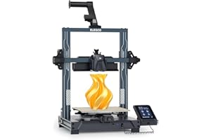 ELEGOO Neptune 4 Pro Imprimante 3D Rapide, 500mm/s Haute Vitesse avec Firmware Klipper, Nivellement Automatique et Extrudeuse Double-Gear Direct, Lit de Chaleur segmenté Intelligent 225x225x265mm