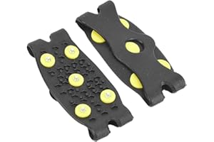 DIKO Schuhspikes, Schuhkrallen, Steigeisen mit 5 Spikes, Schuh Spikes für Bergschuhe, Schuh Spikes Anti Rutsch für Damen,Herren und Kinder