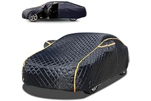 PZLYGHK YY18 Car Hail Protection Tarpaulin for Mercedes SL 350 2003-2014, Hail Cover Outdoor Hail Protection Car Tarpaulin Waterproof Snowproof Rainproof Dustproof UV Resistant and Tear-Resistant