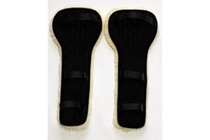 Förster-Fellnest Komfortable, echt Lammfell Gurtunterlage - Longiergurtunterlage, angepasst an Barefoot Longiergurt Save My Spine