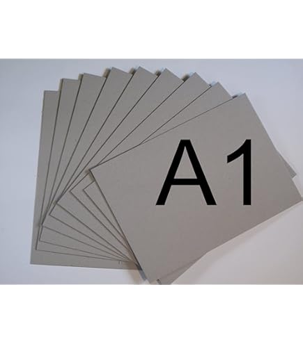 A4 Super Thick 1mm White Card 480gsm Beer Mat Craft Pulp Board For Mounting Models 10 Sheets - View #6