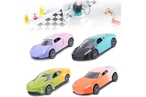XUDUOO 4 PCS Colour Changing Cars, Water-Activated Toy Cars for Bath & Playtime, Alloy Car Toy, Perfect Vehicle Toys for Kids, Gifts for 3 4 5 Year Old Boys