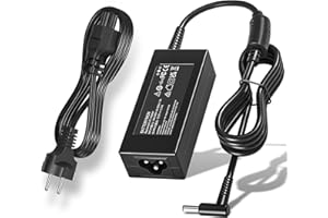 SCOVEE 45W Chargeur,45W Adaptateur Compatible HP Ordinateur Portable,pour HP NoteBook13/14/15,ProBook 450/440/430,Stream11/13/14,Pavilion11/13,EliteBook 840/850,Pavilion X360 Série(4.5mm x 3mm)