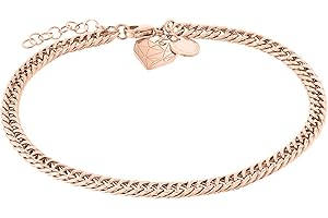 LIEBESKIND BERLIN Damen Fußkette – Modische Edelstahl-Fußkettchen in verschiedenen Designs und Farben – Fußschmuck perfekt für den Sommer & Alltag