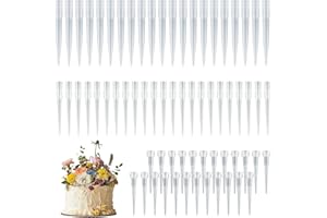 EASYKEENECOM Lot de 85 tubes à fleurs pour décoration de gâteaux, 3 tailles